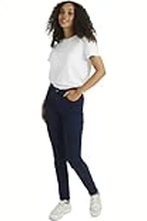 Kaffe Dames S Skinny Jeans Slim Fit Mid Waist Broeken Stretchy Dames, , 36 slank