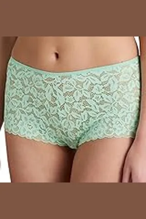 Calida Natural Comfort Lace Slip, regular cut dames, van hoogwaardig Supima-katoen, met vrouwelijke kanten details, , 44-46