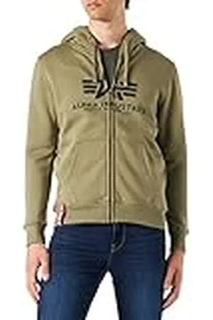 Alpha Industries Basic Zip Hoody Sweat met capuchon voor heren