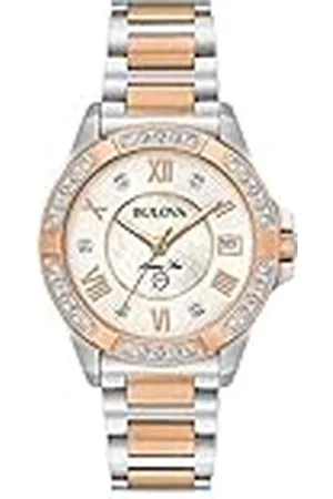 BULOVA Analoog kwartshorloge voor dames, met roestvrijstalen armband 98R234