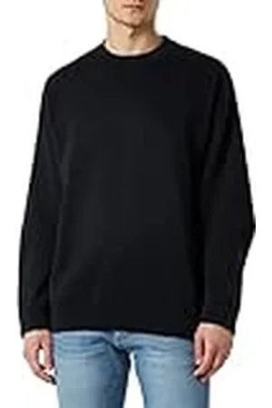 HUGO BOSS Heren Swart gebreide sweater, Black1, XL, , XL