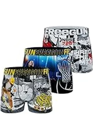 Freegun Boxershorts voor kinderen, sport, ademend, comfortabel en zacht (3 stuks), , 12-14 Jaren