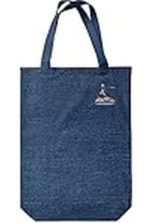 Green Fish Denim-draagtas, bedrukt, boodschappentas, machinewasbaar, opvouwbaar, handtas van jeans met handgrepen, 22 x 26 cm, , Eén maat, modern