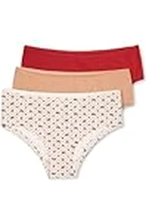 Dagi Dames 3-pack patroon hipster slips, S, , S