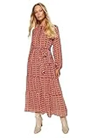 Trendyol Doek met bloemenpatroon en detailliertem zalmjurk, , 66 voor dames, , 36