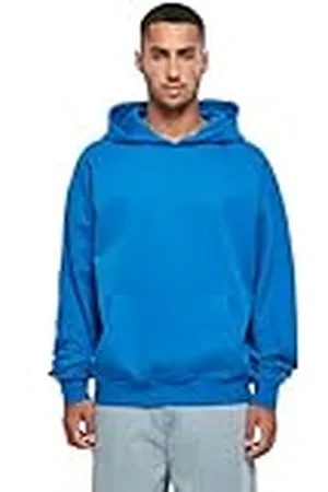 Build Your Brand Herentrui met capuchon Ultra Heavy Cotton Box Hoody, oversized hoodie voor mannen, katoen, maten XS - 5XL, , XXL