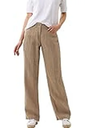 Brax Farina Linnen broek voor dames met casual silhouet broek