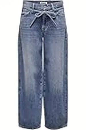 ONLY ONLGIANNA MW Straight Jeans DOT596 DNM, , 29W / 30L