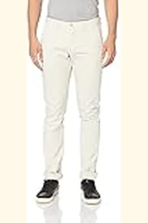 Hackett Mens GMT DYE TEXTURE CHINO broek, 807ANTIQUE White, 35