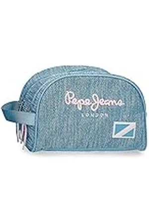 Pepe Jeans Lena make-uptas met twee vakken, aanpasbaar, , 26 x 16 x 12 cm, polyester, , Neceser Dos Compartimentos Adaptable, Toilettas met twee vakken aanpasbaar