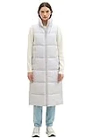 TOM TAILOR TOM TAILOR-denim denim dames gilet in lange stijl