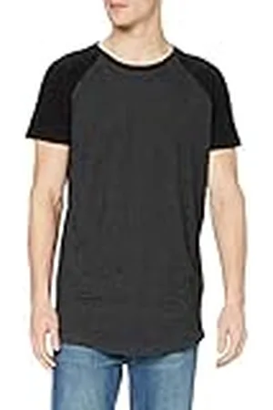 Urban classics Heren Shaped Raglan Long Tee, heren T-shirt, verkrijgbaar in vele verschillende kleuren, maten S - XXL, , S