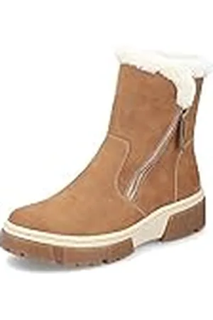 Rieker DAMES Enkellaarzen X8661, Vrouwen Enkellaarsjes,verwisselbaar voetbed,laarzen,halve laarzen,bootie,plat, ,40 EU / 6.5 UK