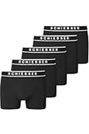 Schiesser Heren 5 stuks boxershorts ondergoed met elastische tailleband van biologisch katoen - 95/5 Organic, , 10