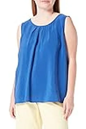 Samoon Dames 260040-21120 blouse, kobaltblauw, 44, , 44