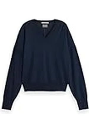 Scotch&Soda Dames V-hals relaxed trui sweater, , XS