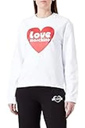 Moschino Dames Regular Fit Roundneck Sweatshirt, , 34