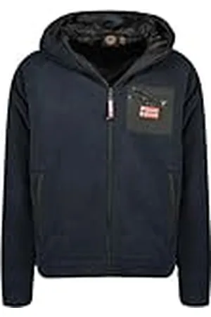 Geographical Norway Udaf Heren Dikke Fleece Warme Ritssluiting - Sweatjack Winter Warm Heren Zacht - Sweatshirt met Lange Mouwen - Ideaal Herfst Winter ( 3XL), , 3XL
