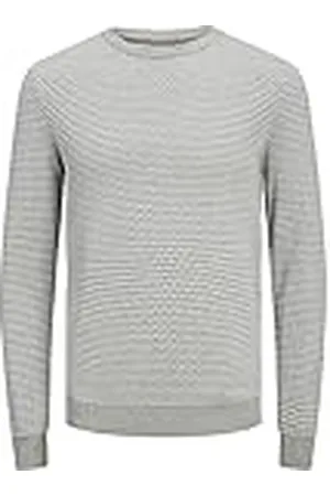 JACK & JONES Heren Jjeatlas Knit Crew Neck Noos Pullover, , L