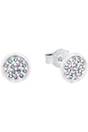 Prinzessin Lillifee Oorknopjes 925 sterling zilveren meisjeskinderoorbellen, met zirkonia synth., 0,7 cm, zilver, geleverd in sieradengeschenkdoosje, 2031155
