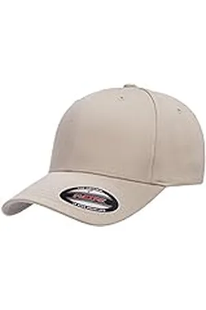 Flexfit Athletic Fitted Heren-honkbalpet met sluiting, beige (Stone), S-M EU