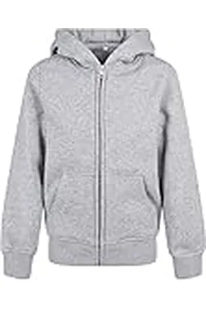 Build Your Brand Unisex kinderen Organic Basic Kids Zip Hoody capuchontrui, , 122-128