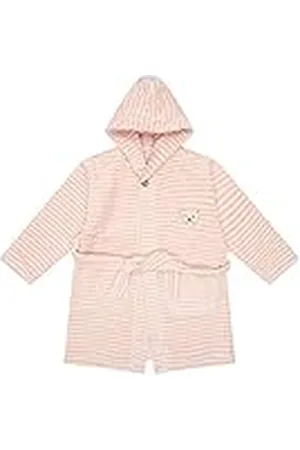 Steiff Unisex Kids Mini Basic Badjas, Silver PINK, One Size
