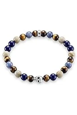 Thomas Sabo Herren-Stretcharmbänder 925 Sterlingsilber A1532-926-7-L15.5