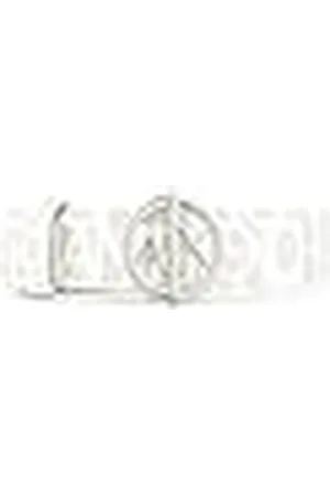 Armani Exchange Geborduurde ronde gesp met gesp voor dames, , S
