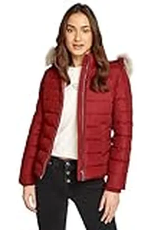 Tommy Hilfiger Dames TJW BASIC HOODED DOWN JACKET EXT DW0DW18312 Puffer Jacket, , XXS, , XXS