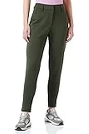 Ichi Dames IHKATE SUS Office PA casual zakelijke broek, 190417 / combu green, S