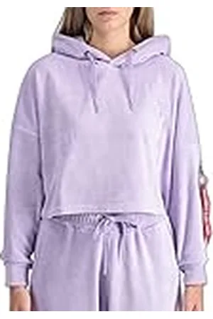 Alpha Industries Badstof Hoody COS Wmn Casual Shorts, Pale Violet, XS voor dames, , XS