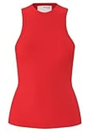 SELECTED Geribbelde tanktop voor dames, , XS