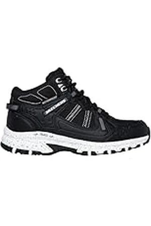 Skechers Dames Hillcrest gebonden piek, zwart synthetisch/textiel/witte trim, 4.5 UK, , 37.5 EU
