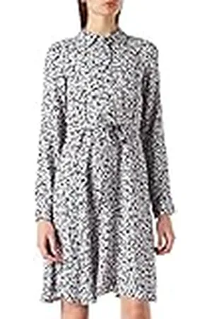 SELECTED Dames Slffiola Ls AOP Shirt Dress Noos Jurk, , 42