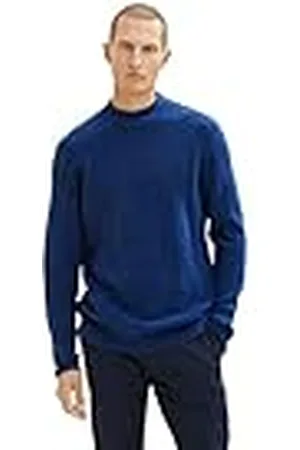 TOM TAILOR Uomini Gebreide trui met vlechtpatroon 1033661, , M