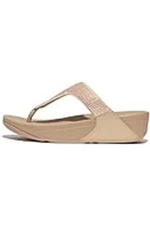 FitFlop Dames Lulu Crystal verfraaid teenpost sandalen, , 40 EU