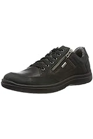 Jomos Atlanta instaplaarzen voor heren, Meerkleurig zwart zwart Capucino 192 0088, 40 EU Breed