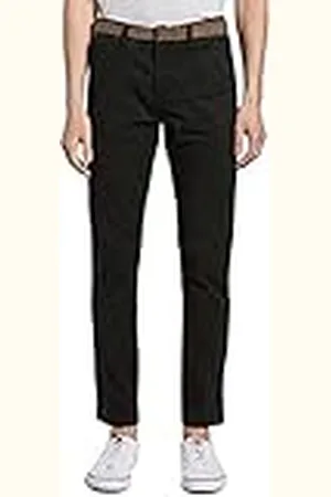 TOM TAILOR Mannen Chino broek met riem 1008253, , 32W / 30L