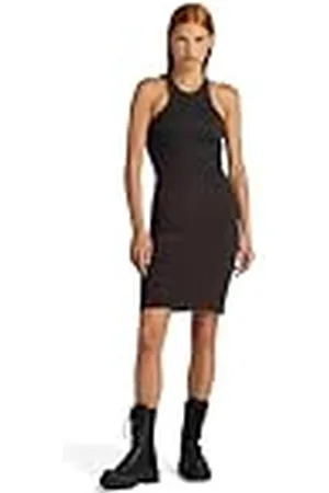 G-Star RAW Slim Ribbed Tank Dress, , L