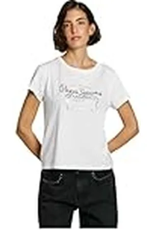 Pepe Jeans Dames ROSABELLA T-shirt, wit (WIT), M, , M