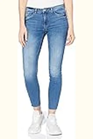 Ichi Ihbezan Lulu Midium Blue Skinny Jeans voor dames, , 31W x 32L