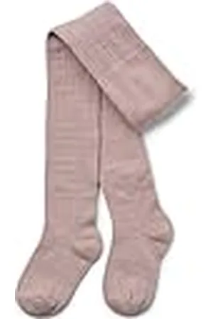 WHEAT Unisex kinder wollen kanten Karla panty, , 86-92