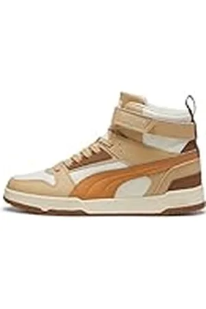 PUMA Uniseks Rbd Game Lthr sneakers, Alpine Snow Caramel Latte Haute Coffee Sand Dune, 37 EU