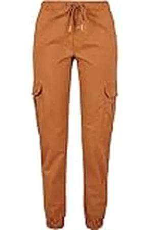 Urban classics Cargobroek voor dames, hoge taille, cargobroek voor vrouwen met hoge tailleband, verkrijgbaar in vele kleuren, maten XS - 5XL, , XS