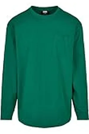 Urban classics Heren Heavy Oversized Pocket Longsleeve T-Shirt, , L