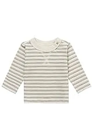 Noppies Baby Baby-jongens Boys Tee Moulton Long Sleeve T-Shirt, RAS1202 Oatmeal-P611, 74, , 74 cm