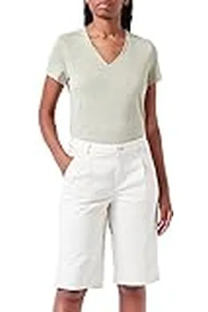 Taifun Chino shorts voor dames, lichtcrème, 42, , 42