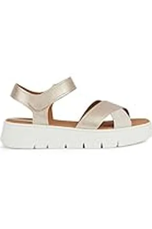 Geox Dames D DANDRA 40 C Wedge Sandaal, LT Goud/LT Sandaal, 41 EU, , 41 EU