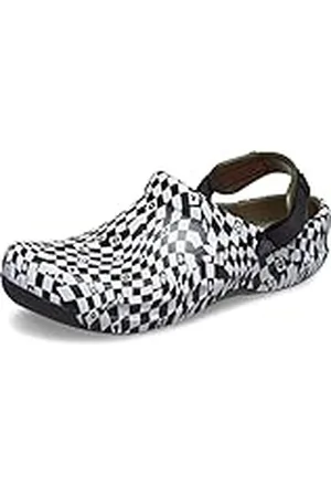 Crocs Unisex Bistro Pro Literide clog houten schoen, zwart wit, 48/49 EU
